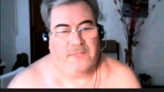 hot argentinian grandpa wanking and cumming