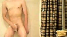 Cute Guy In Shower