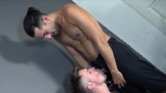 Zac barebacked by horny security guard