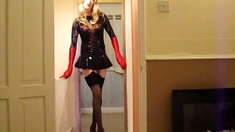 Tgirl crossdresser Gina 1st intro video