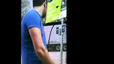 Public jacking off in home depot garden center