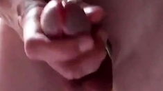 Walkabout wank and HUGE spurting orgasm