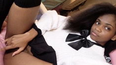 Hot Black Maid Does Some Webcam Black and Ebony