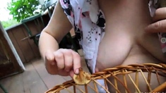 Tits In The Open Blouse