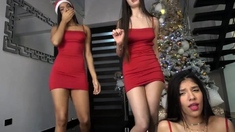 Venezolanacute and Camilitasu christmas camshow