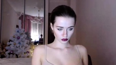 Brunette Solo Webcam Masturbation