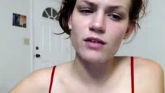 Brunette Solo Webcam Masturbation