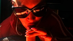 Huge Japan blowjob and handjob POV orgy with a cumshot