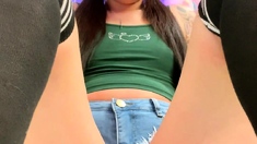 Webcam Asian chick anal masturbation tease