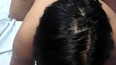 Pregnant amateur asian porn giving POV blowjob