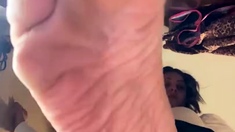 Black Amateur Explore Hot Foot Fetish