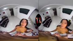 Cute brunette young hookup amateur teen blowjob