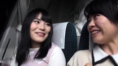 Asian japanese teen with outdoors