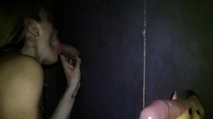 Glory hole blowjob amateur passionate bj