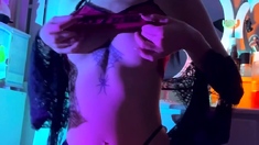 Curly Blonde Teen Records Solo Dildo Masturbation More At