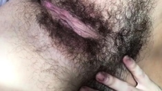 Masturbating amateur cums after solo fun