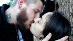 Wild Brunette Amateur Outdoor BJ
