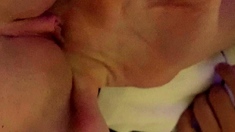 Cute young amateur web cam girl masturbates with her toy