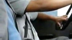 Big Dick Flash For Taxi Driver - Gay Latino Handjob
