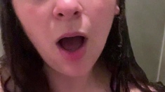 Hottest brunette solo webcam masturbation 2