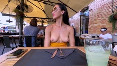 Amateur Outdoor Brunette Masturbates