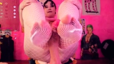 Beautiful Sonya having a horny solo toy masturbation