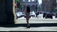 Amateur ass ramming outdoors