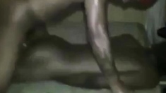 Amateur Black Bareback Creamy Fuck