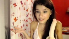 Stacked brunette goes solo toys and masturbation