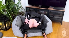 Sexy hottie Anetta Keys enjoys a solo toy masturbation