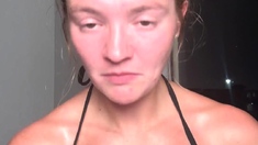 Pussy steaming for the first time