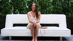 Small tit latina brunette fucks a big cock