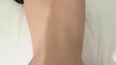 Small tit GF gives POV blowjob on my denim