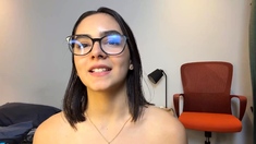 Curly Blonde Teen Records Solo Dildo Masturbation More at