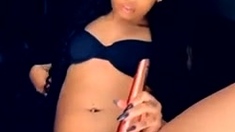 Sexy Ebony Rubbing Her Clit