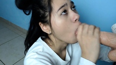 Sloppy Deepthroat ASMR Blowjob Training with Sex Toy