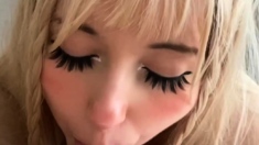 Amateur Blonde Blowjob CIM