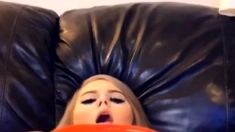 Blonde MILF with Big Boobs Playing Cam Free Porn