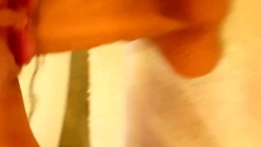 Stacked brunette goes solo toys and masturbation