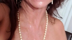 Leann amateur beautiful brunette with big boobs