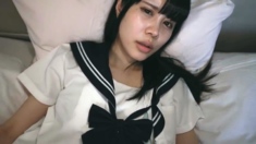 Japanese Teen In Uniform Banged Sideways