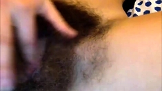 Beautiful Hairy Young Pussy