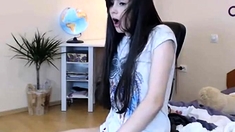 Long hair , Hair , Toys, Orgasm