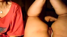 Bbw Girl And Her Granny On Webcam