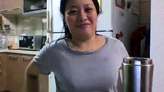 Skype Slut Miss Z Playing in Kitchen - Copy