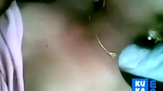 Cute Indian Desi Girl In Pink Saree Sucking And Fucking