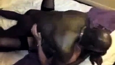 The Moment When Black Bull Cums Inside Her Pussy